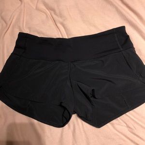 Black Speed shorts.